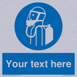 Custom use self contained breathing appliance